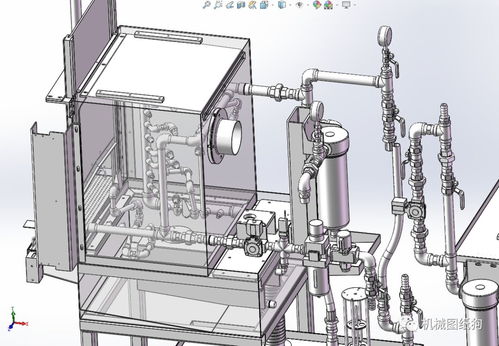 汽車零部件清洗機3d數模圖紙 solidworks設計